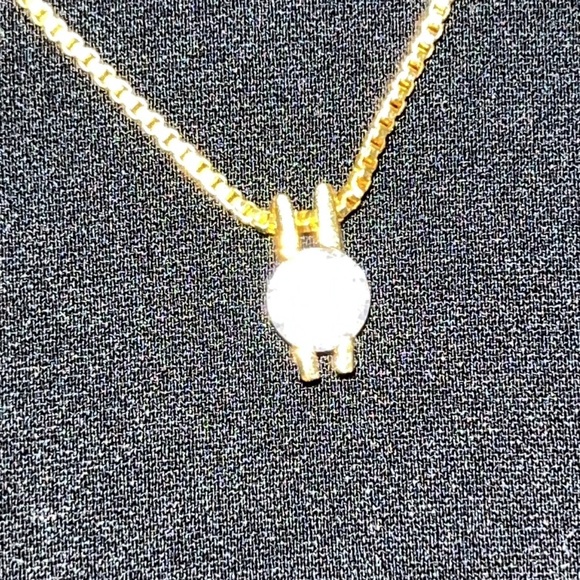 Sparkly 18k gold plated chain with cz diamond necklace - Picture 6 of 9